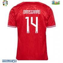 Danmark Mikkel Damsgaard #14 Hjemmedrakt EM 2024 Kortermet